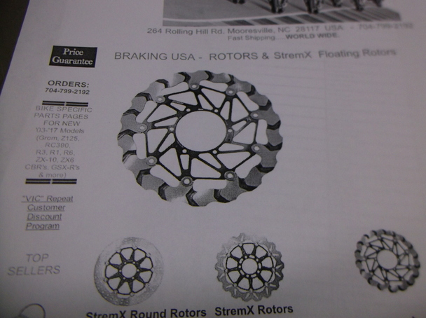 Braking” Brake Rotor STREMX05 for 92-93 Honda CBR-rr Models | eBay
